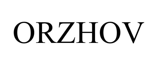 Trademark Logo ORZHOV