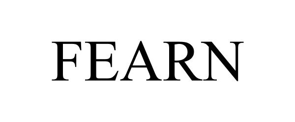 Trademark Logo FEARN