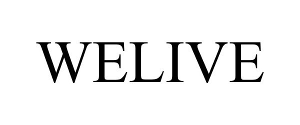 Trademark Logo WELIVE