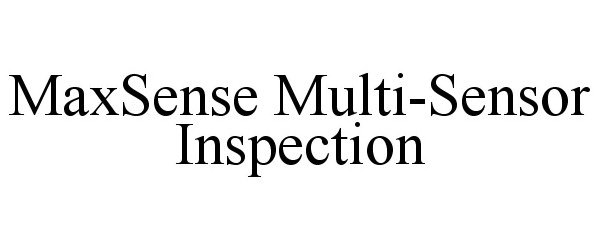  MAXSENSE MULTI-SENSOR INSPECTION