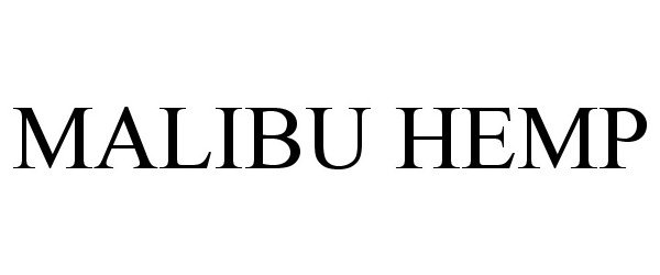 Trademark Logo MALIBU HEMP