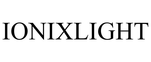 Trademark Logo IONIXLIGHT