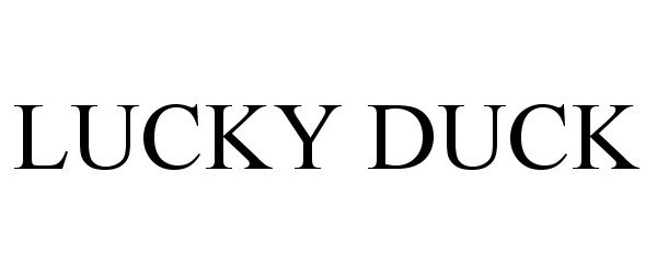 Trademark Logo LUCKY DUCK
