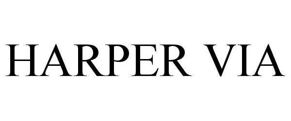 Trademark Logo HARPER VIA
