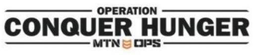  OPERATION CONQUER HUNGER MTN MO OPS