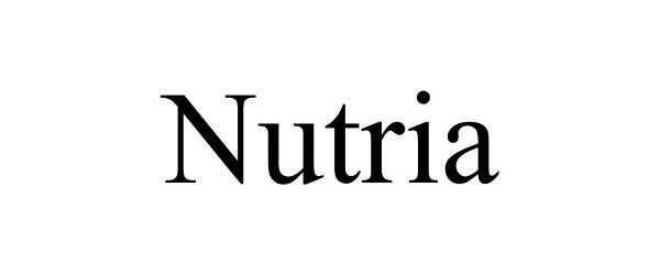 Trademark Logo NUTRIA
