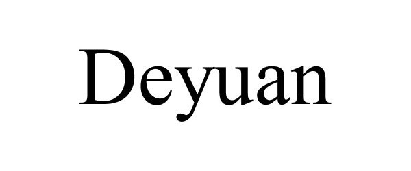 Trademark Logo DEYUAN