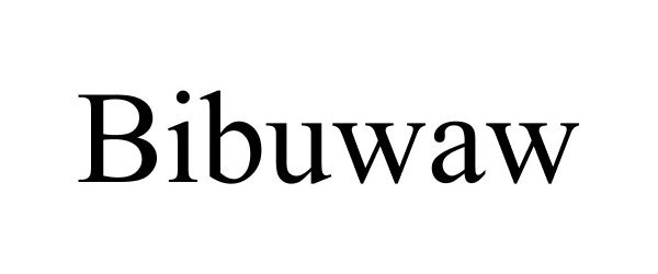 Trademark Logo BIBUWAW
