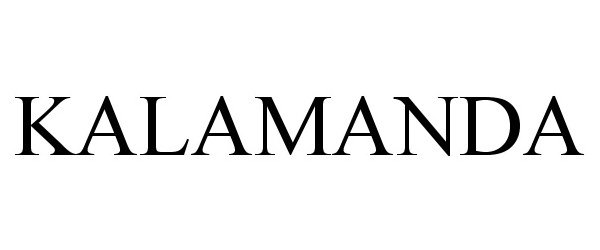 Trademark Logo KALAMANDA