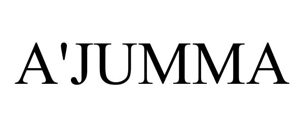 Trademark Logo A'JUMMA