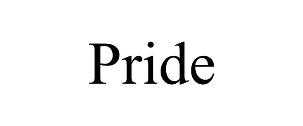 Trademark Logo PRIDE