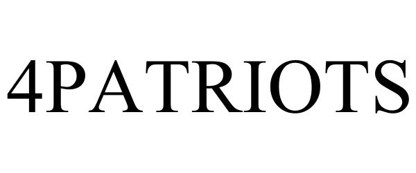 Trademark Logo 4PATRIOTS