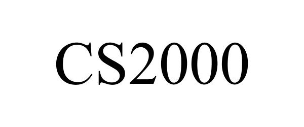 Trademark Logo CS2000