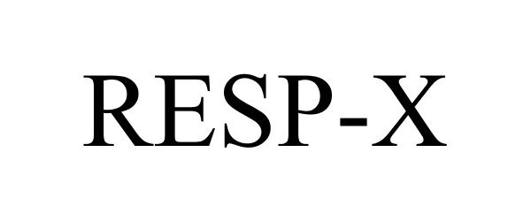 Trademark Logo RESP-X