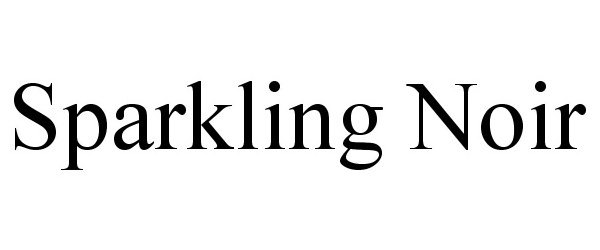 Trademark Logo SPARKLING NOIR