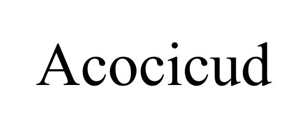 Trademark Logo ACOCICUD