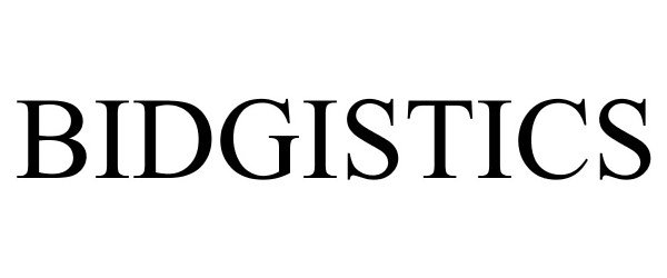  BIDGISTICS