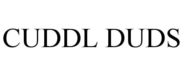 Trademark Logo CUDDL DUDS