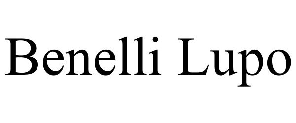 Trademark Logo BENELLI LUPO