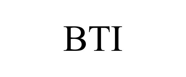 Trademark Logo BTI