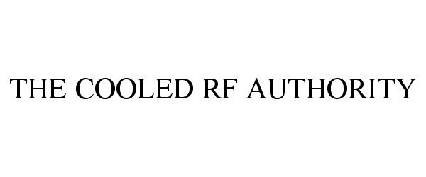  THE COOLED RF AUTHORITY