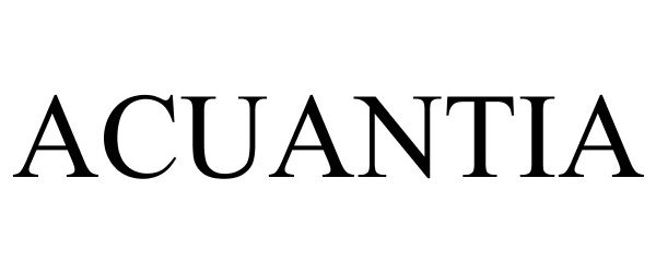Trademark Logo ACUANTIA