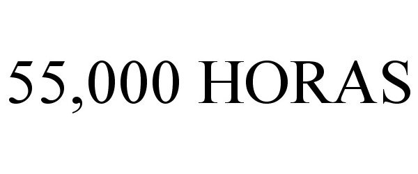 Trademark Logo 55,000 HORAS