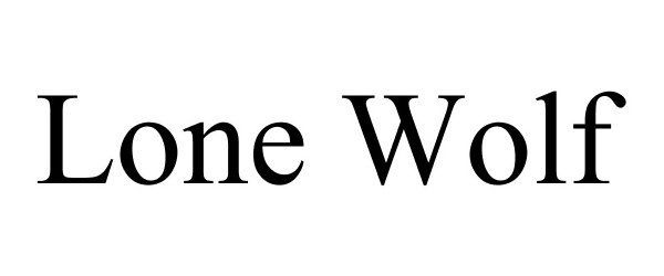 Trademark Logo LONE WOLF