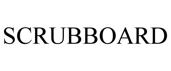 Trademark Logo SCRUBBOARD