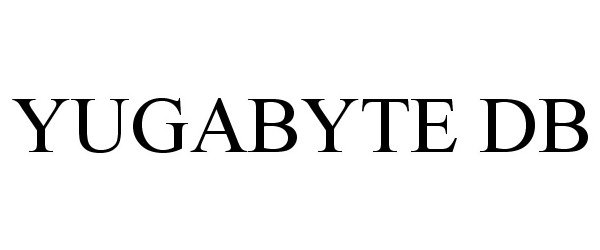 Trademark Logo YUGABYTE DB