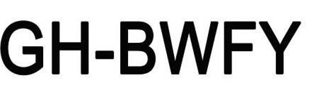 Trademark Logo GH-BWFY
