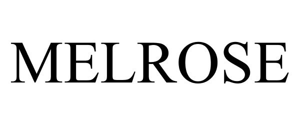 Trademark Logo MELROSE