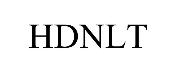 Trademark Logo HDNLT