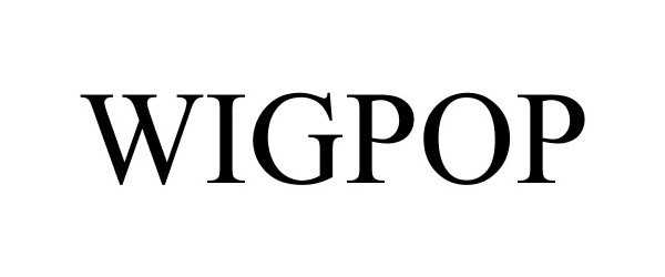 Trademark Logo WIGPOP