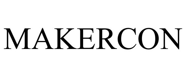 Trademark Logo MAKERCON