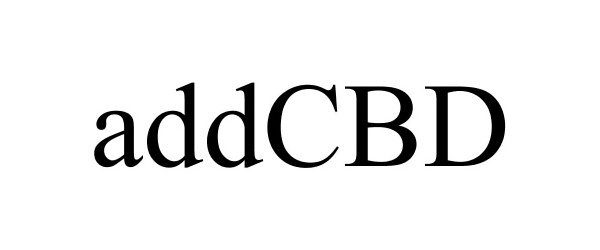 Trademark Logo ADDCBD