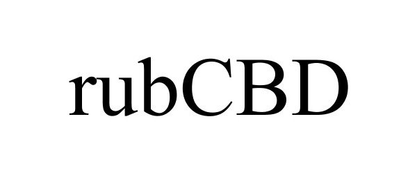 Trademark Logo RUBCBD