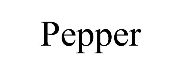 Trademark Logo PEPPER