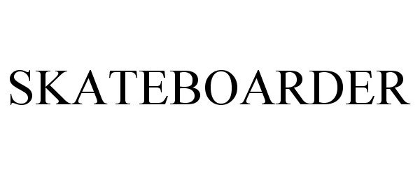 Trademark Logo SKATEBOARDER