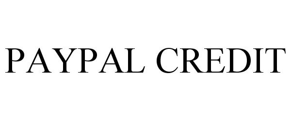 Trademark Logo PAYPAL CREDIT