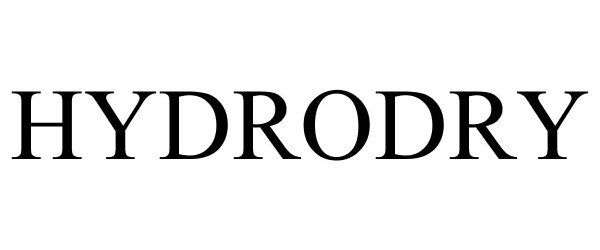 Trademark Logo HYDRODRY