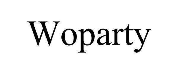 Trademark Logo WOPARTY