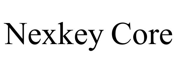 Trademark Logo NEXKEY CORE