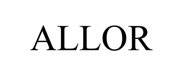 Trademark Logo ALLOR