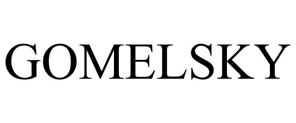 Trademark Logo GOMELSKY