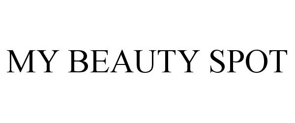 Trademark Logo MY BEAUTY SPOT