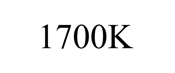 Trademark Logo 1700K