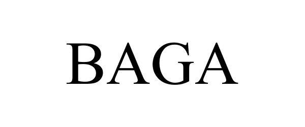 Trademark Logo BAGA