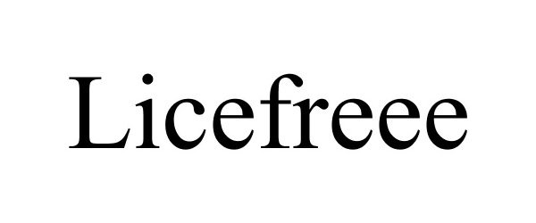 Trademark Logo LICEFREEE