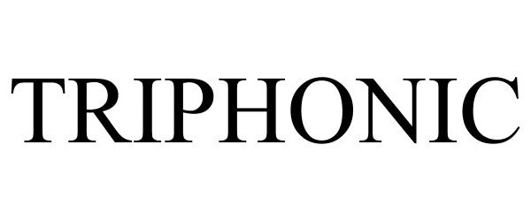 Trademark Logo TRIPHONIC